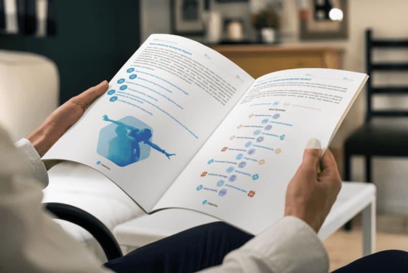 Practitioner dashboard gut microbiome report