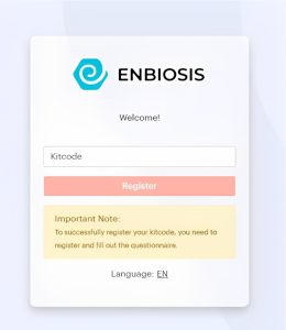 Enbiosis register your kit form