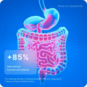 improved gut function and balance